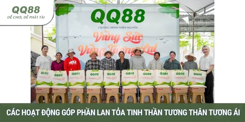 Các hoạt động góp phần lan tỏa tinh thần tương thân tương ái 