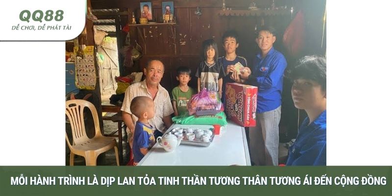 Mỗi hành trình là dịp lan tỏa tinh thần tương thân tương ái đến cộng đồng